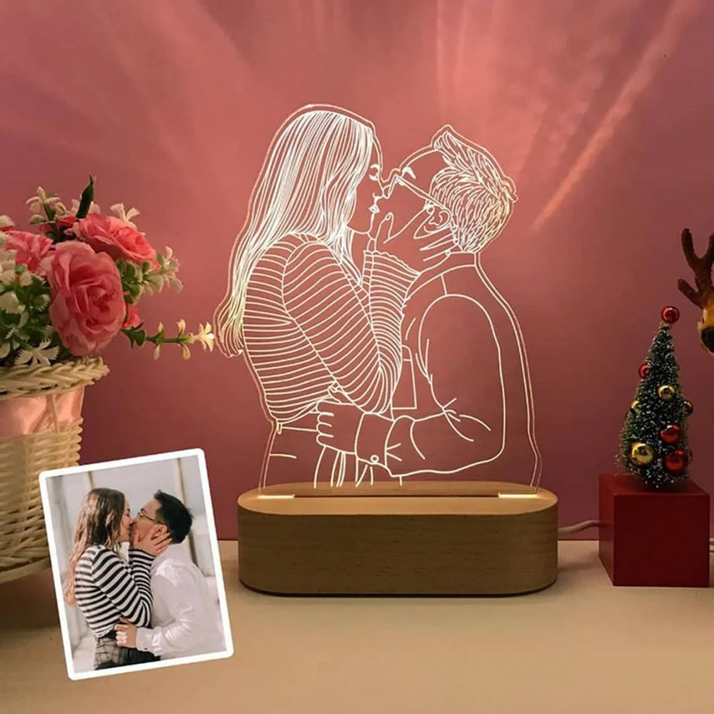 Personalized 3D Photo Lamp