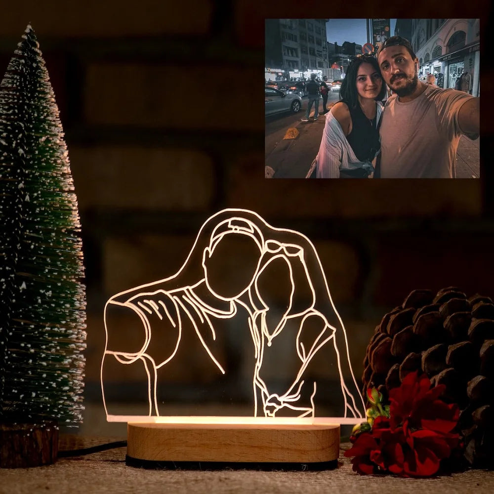 Personalized 3D Photo Lamp