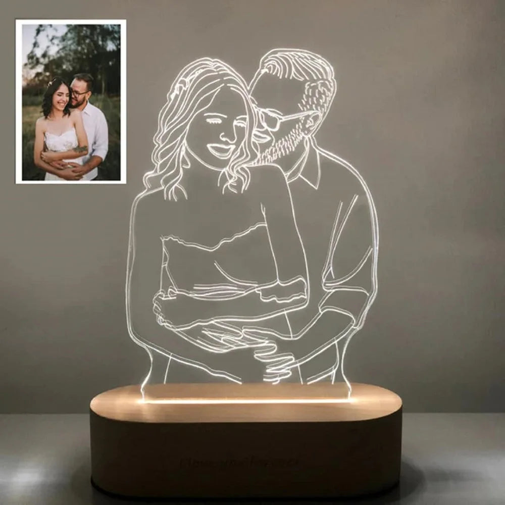 Personalized 3D Photo Lamp