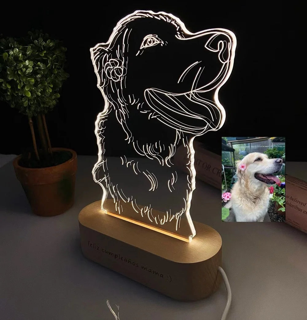 Personalized 3D Photo Lamp